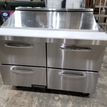 Continental 60" 4 Drawer Mega Top Prep Table